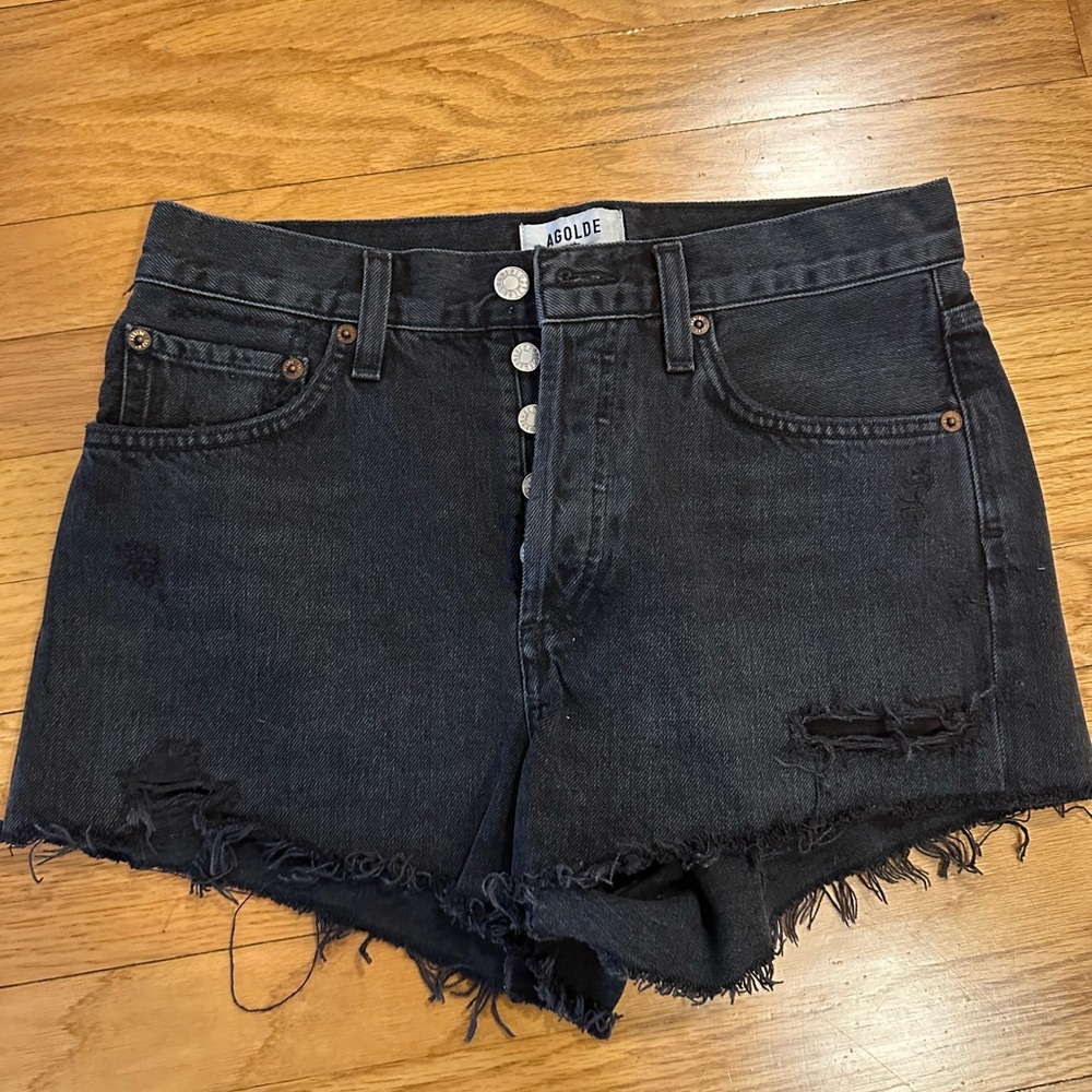 Agolde Parker short in black